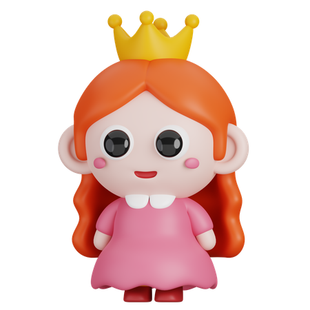 Princess  3D Icon