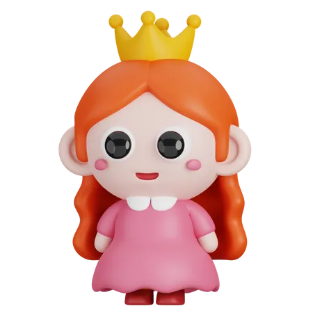 Princess  3D Icon