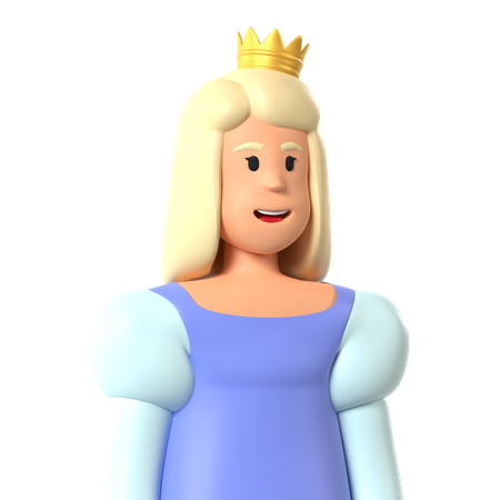 Princess  3D Icon