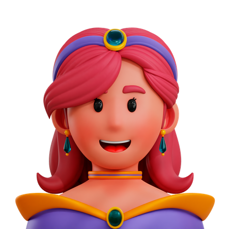 Princess  3D Icon