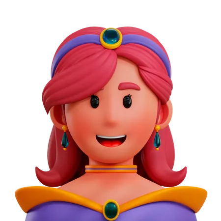 Princess  3D Icon