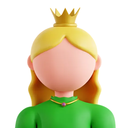 Princess  3D Icon