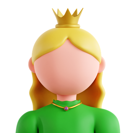 Princess  3D Icon