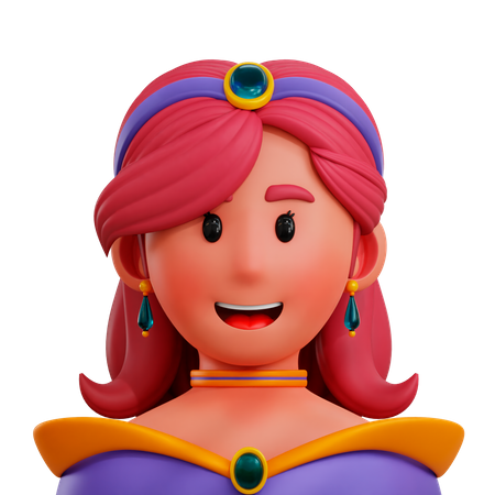 Princess 3D Icon