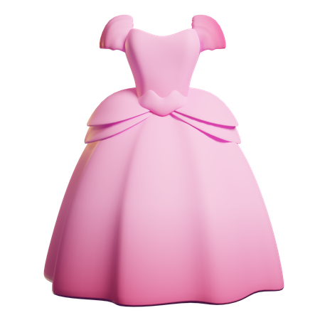 Princess Dress  3D Icon