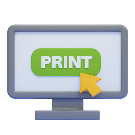 Print  3D Icon