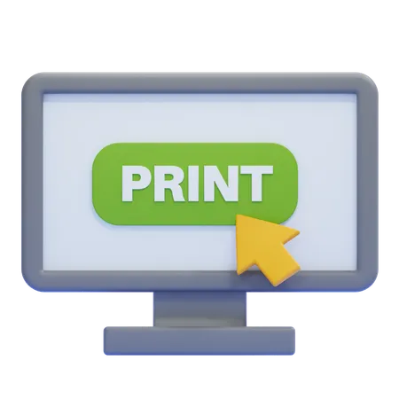 Print  3D Icon