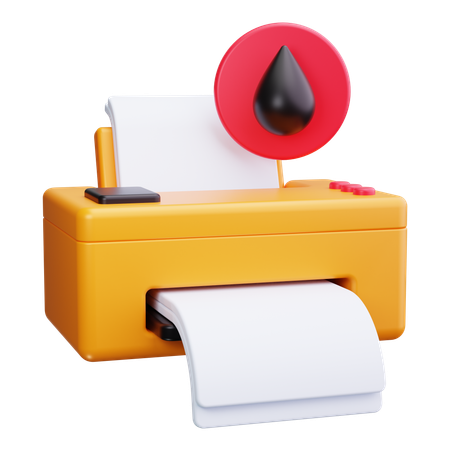 Print Ink  3D Icon