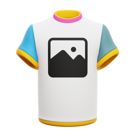 Printed T Shirt  3D Icon