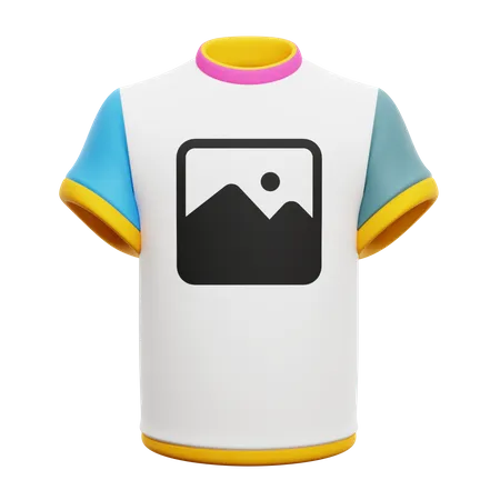 Printed T Shirt  3D Icon