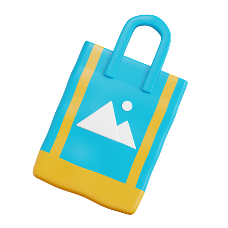 Printed Tote bag  3D Icon