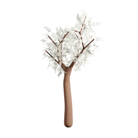 Buisson blanc de printemps  3D Icon