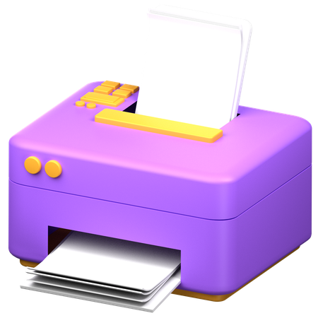 プリンター  3D Icon