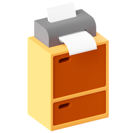 Printer  3D Icon