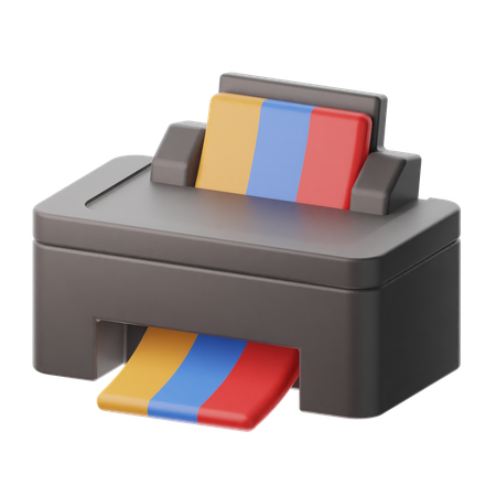 Printer  3D Icon