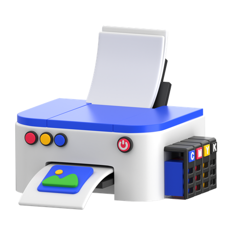 Printer  3D Icon