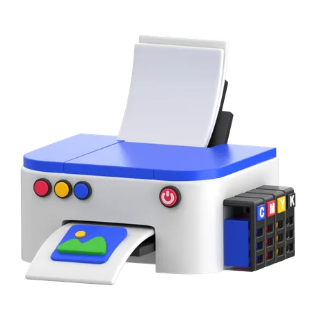 Printer  3D Icon
