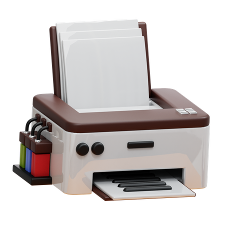 Printer  3D Icon