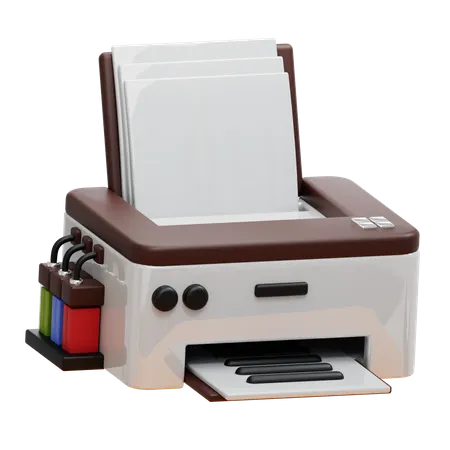 Printer  3D Icon