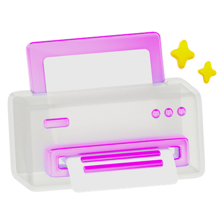 Printer  3D Icon