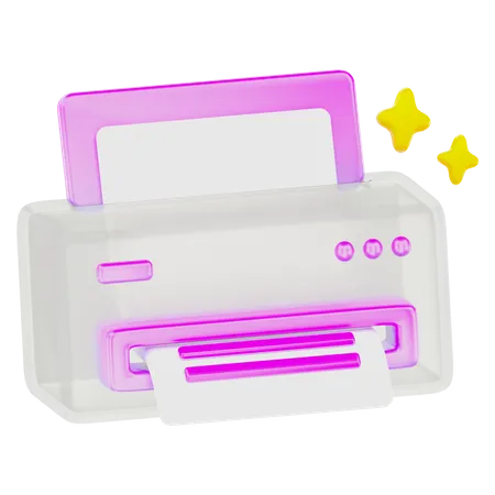 Printer  3D Icon