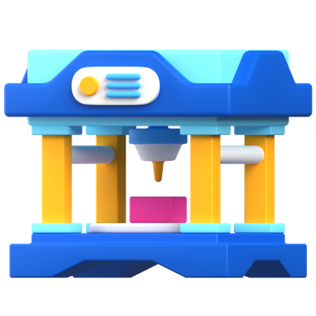 Printer 3D  3D Icon