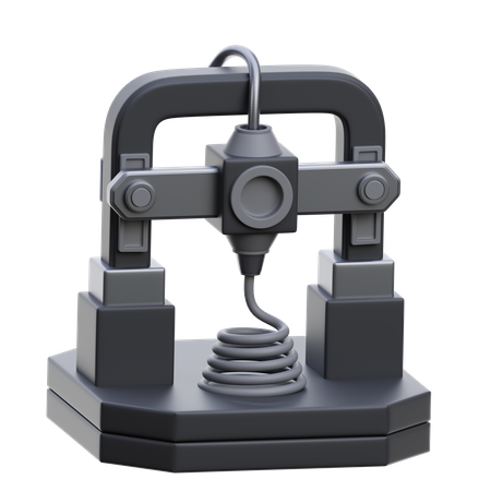 Printer  3D Icon