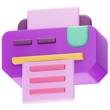 Printer  3D Icon