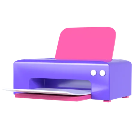 Printer  3D Illustration