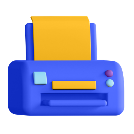 Printer  3D Illustration