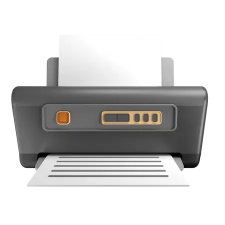 Printer  3D Illustration