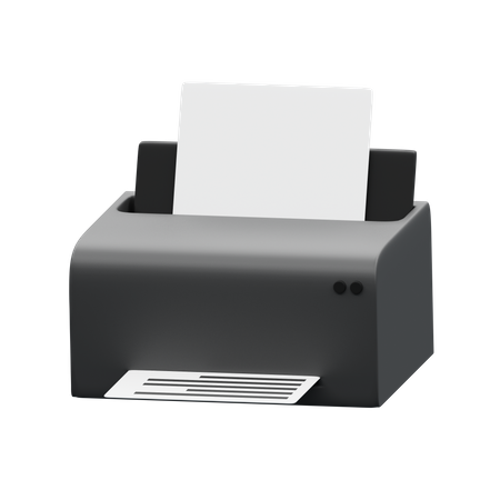 Printer  3D Illustration