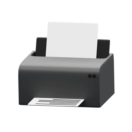 Printer  3D Illustration