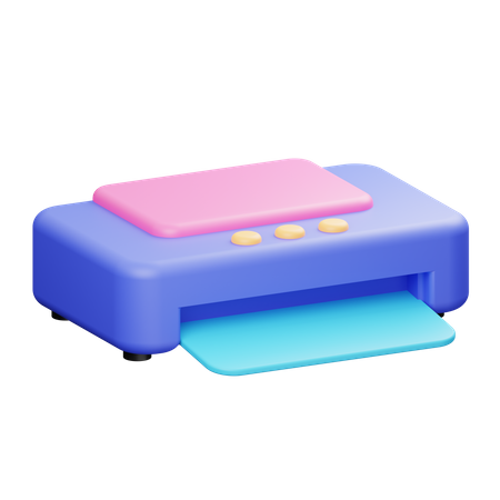 Printer  3D Illustration