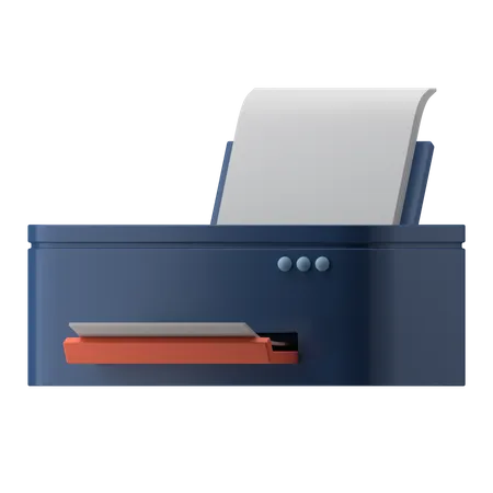 Printer  3D Illustration