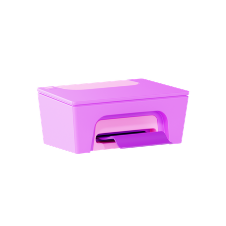 Printer  3D Illustration