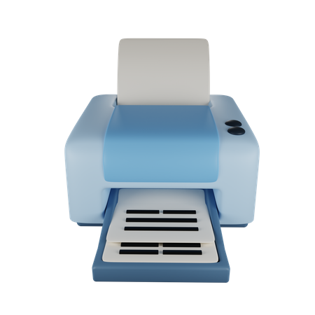 Printer  3D Illustration