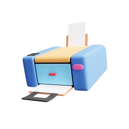 Printer 3D Illustration