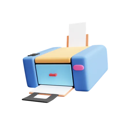 Printer 3D Illustration