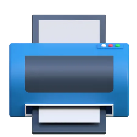 Print Interface Isolated 3 D Icon Illustration 3D Icon