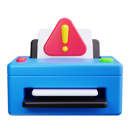 Printer Alert  3D Icon