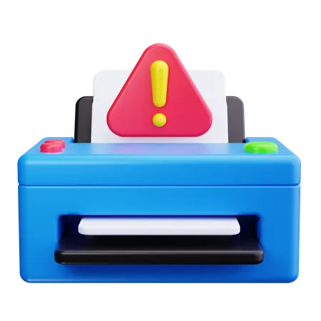 Printer Alert  3D Icon