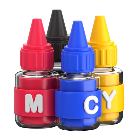 Printer Ink  3D Icon