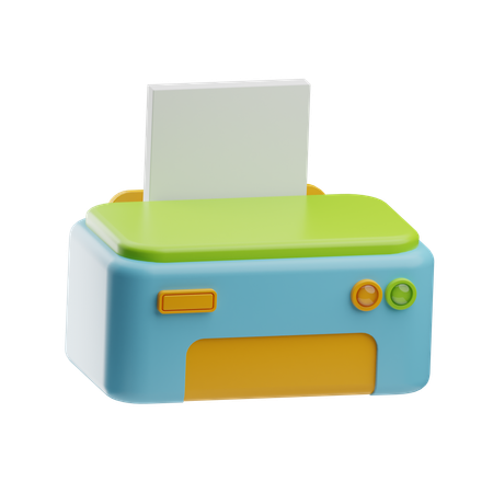 Printer Machine  3D Icon