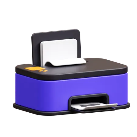 Printer Machine  3D Icon