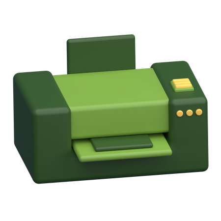 Printer Machine  3D Icon