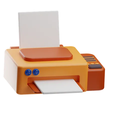 Printer Machine  3D Icon