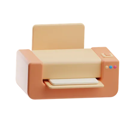 Printer Machine  3D Icon