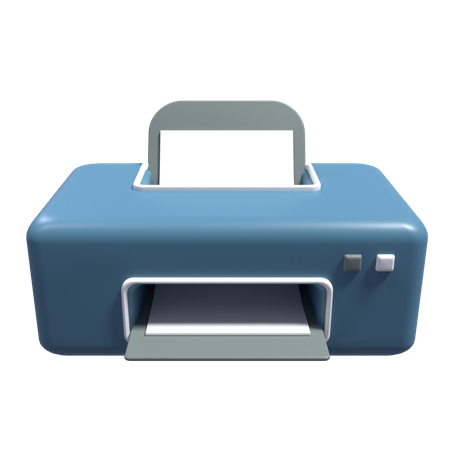 Printer Machine  3D Icon