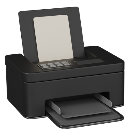 Printer Machine  3D Icon